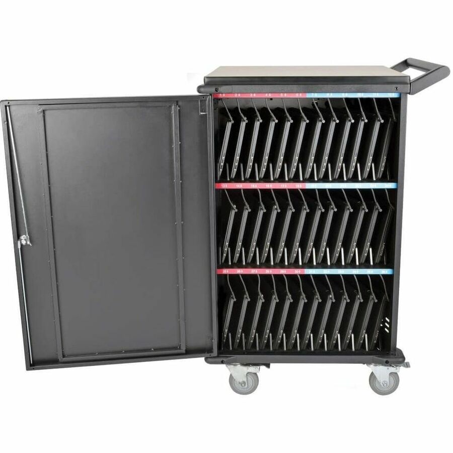 Eaton Tripp Lite Series 36-Device AC Mobile Charging Cart - Laptops and Chromebooks, 120V, NEMA 5-15P, 10 ft. (3.1 m) Cord, Black Eaton Tripp Lite Series 36-Device AC Mobile Charging Cart - Laptops and Chromebooks, 120V, NEMA 5-15P, 10 ft. (3.1 m) Cord, Black